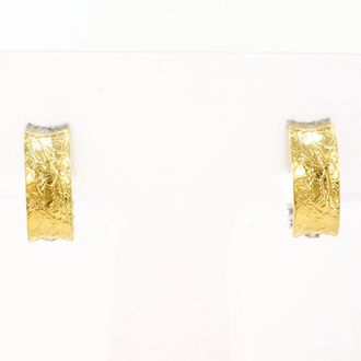 C&A Unbranded Platinum yellow gold yellow gold (18K) Platinum 900 Hoop Earrings (Pre-Owned)