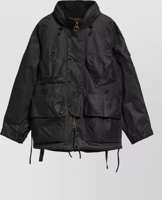 Barbour waxed cotton ripstop padded coat