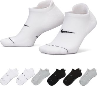 Nike Unisex Everyday Elevated No-Show Socks (6 Pairs) in Multicolor | HQ8029-903