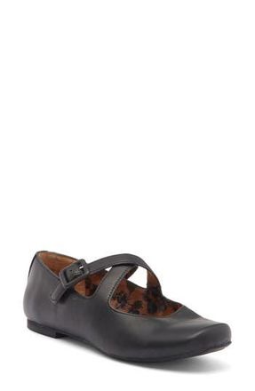 Korks Paige Crossover Mary Jane Flat in Black at Nordstrom Rack, Size 9