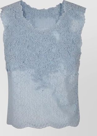 Ermanno Scervino sleeveless embroidered blouse