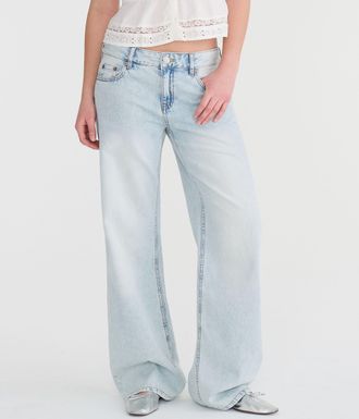 A&eacute;ropostale Low-Rise Baggy Wide Leg Jean