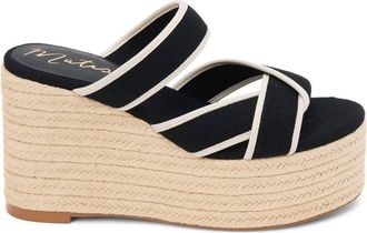 Matisse Footwear Womens Palm Beach Wedge In Black