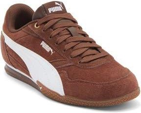 Puma Bella Donna Sneaker in Chestnut Brown/White/Gold at Nordstrom Rack, Size 6.5