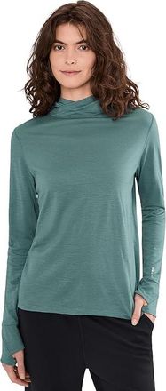 Smartwool Merino Sun Hoodie Womens Sweatshirt Dusty Teal : XL, Nylon/Wool