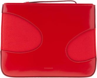 Ferragamo Cut-Out Detailing Clutch Bag