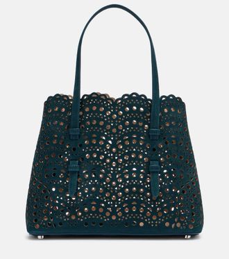 Alaia Ala&iuml;a Le Mina 25 Vienne Wave leather tote bag