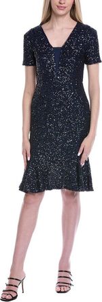 Shani Bar Focus By Shani Velvet Sequin Mini Dress