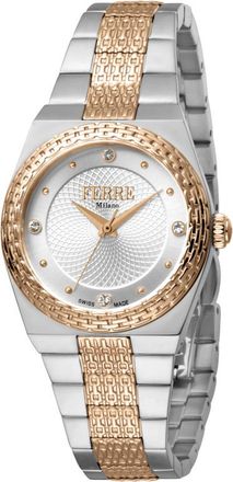 Gianfranco Ferre Quartz Silver Dial Ladies Watch FM1L091M0051