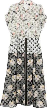 Fendi Floral-print Midi Dress