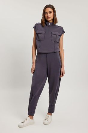 Karen Millen Womens Premium Luxe Barrel Leg Jogger - Grey Polyamide - Size X-Small