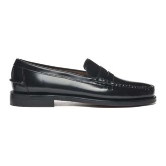Sebago Loafers, male, Black, Size: 11 US Classic Dan Moccasin