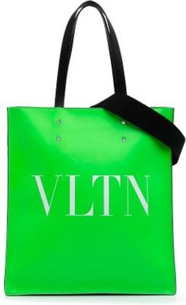 Valentino Pre-owned Tote Bags, female, Green, Size: ONE SIZE Pre-owned Tote Bag