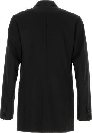 Dries Van Noten Mens Black Wool Blend Bartux Blazer Giacche E Gilet Jacket