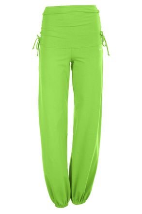 Winshape Sporthose WINSHAPE WH1, Damen, Gr. XL, Normalgr&ouml;ssen, gr&uuml;n (apfelgr&uuml;n), 90% Baumwolle, 10% Elasthan, Hosen Sporthose, mit seitlicher Raffung
