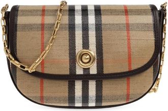 Burberry Beige Highlands Mini Crossbody Bag