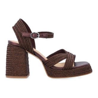 Castaner High Heel Sandals, female, Brown, Size: 11 US Valle Sandal