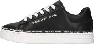 Versace Jeans Couture Dames, Schoenen, Zwart, Maat: 41 EU Leer