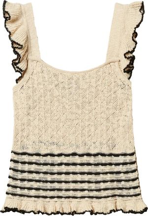 Twin-Set Blusa con ruches - Toni neutri