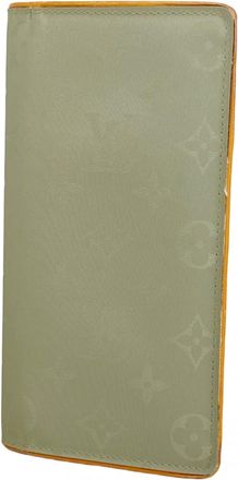 Louis Vuitton Gray Long Wallet (Bi-Fold) (Pre-Owned)