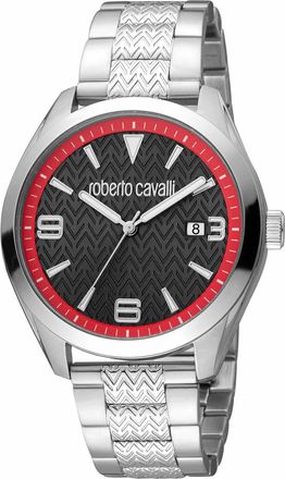 Roberto Cavalli Mens Classic Black Dial Watch