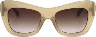 Linda Farrow DRIES VAN NOTEN DVN122 C7 Womens Sunglasses Green Size 56
