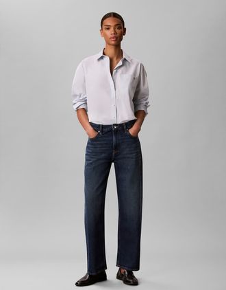 Calvin Klein Jeans Jeans dritti comodi lavaggio blu medio