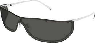 Saint Laurent Sunglasses, unisex, Gray, Size: ONE SIZE Sun Shield Sunglasses