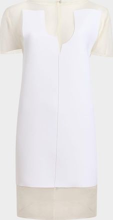 Khaite Winona Paneled Mini Dress