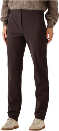 JapanTKY Japan Tky, Broeken, Dames, Bruin, S, Leer, Hashimoto Slim-fit Broek