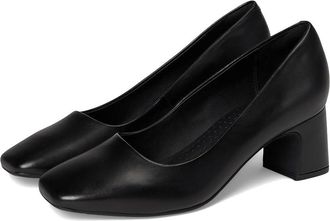Clarks Fernie Court Womens Shoes Black Leather : 8.5 B - Medium