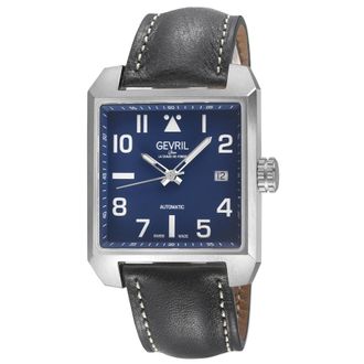 Gevril Group Herald Square Automatic Blue Dial Mens Watch 44711