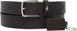 Lacoste Leren riem - Heren - Accessoires - Bruin - Maat: 115 CM Leer