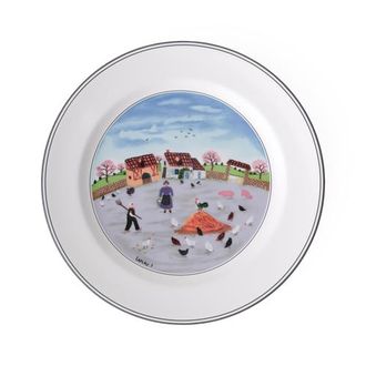 Villeroy & Boch Design Naif Dinner Plate 3 Country Yard in None at Nordstrom