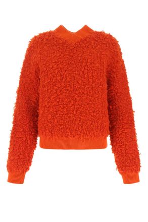 Bottega Veneta Red Boucle Sweater