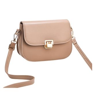Generic Fashionable Womens Bag Turnbuckle Messenger Bag Shaped Small Shoulder Bag Bag for Men Shoulder Bag (Khaki, One Size)