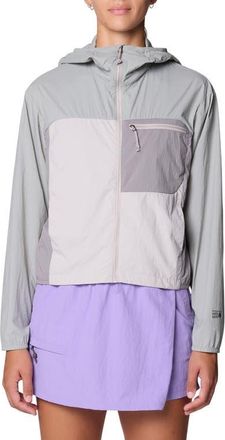 Mountain Hardwear Wind Veil Hooded Jacket in Half Moon Grey/city Fog at Nordstrom, Size X-Small