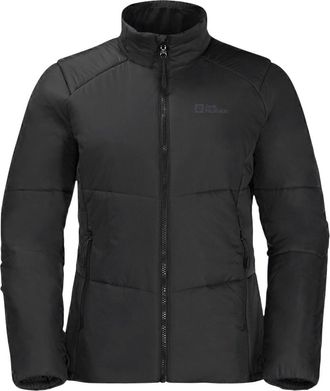 Jack Wolfskin Dames/Dames Bergland INS gewatteerd jack (Zwart)