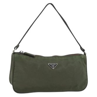 Prada Pre-owned Mini Bags, female, Green, Size: ONE SIZE Pre-owned Accessory Pouch