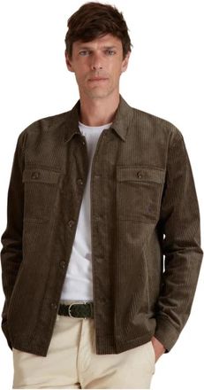 Vicomte A Cristiano Overshirt - Heren - Casual Overhemden - Bruin - L - Katoen - Overhemden