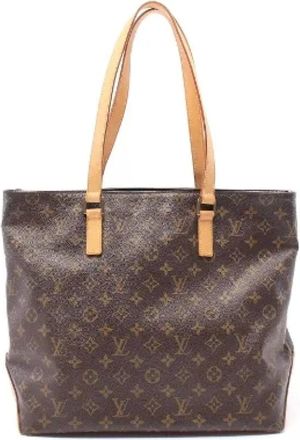 Louis Vuitton Pre-owned Tote Bags, female, Brown, Size: ONE SIZE Pre-owned Canvas totes