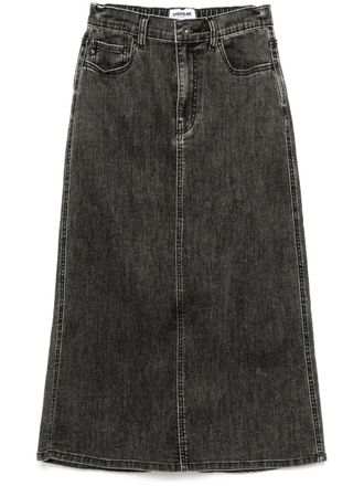 Chocoolate denim skirt - women - Polyester/Spandex/Elastane/Cotton - S - Black