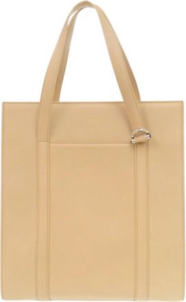 Cartier Beige Leather Tote Bag (Pre-Owned)
