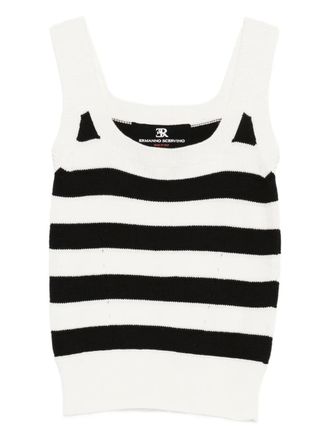 Ermanno Scervino striped top - Wit