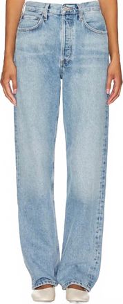 A Gold E Kelly High Rise Relaxed Straight Jeans In Harmonic