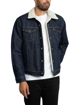 Levi's Type 3 Sherpa Trucker Jacket, Blauw