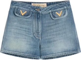 Valentino Garavani Shorts denim - Blu