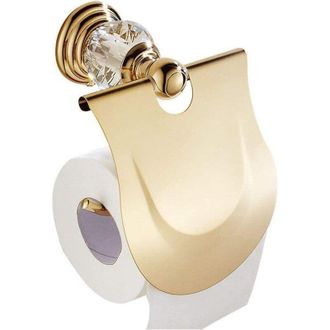 OEM Portarrollos De Papel Higi&eacute;nico Con Tapa, Soporte De Papel De Pared, Dispensador De Papel Higi&eacute;nico, Color Dorado
