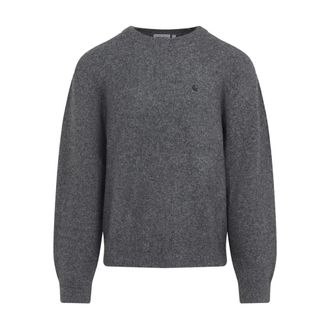 Carhartt Work in Progress Logo-embroidered Crew-neck Sweater