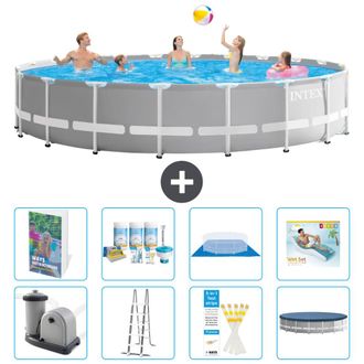 Intex Piscina Prism Frame Redonda - 610x132 Cm - 9-piezas S683
